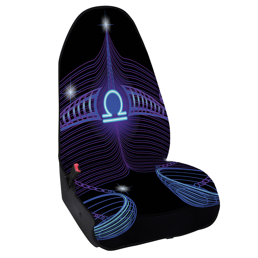Dark Libra Zodiac Sign Print Waterproof Car Seat Cover