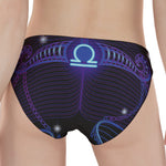 Dark Libra Zodiac Sign Print Women's Panties