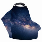 Dark Milky Way Galaxy Space Print Baby Seat Cover
