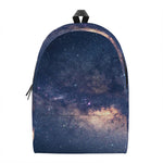 Dark Milky Way Galaxy Space Print Backpack