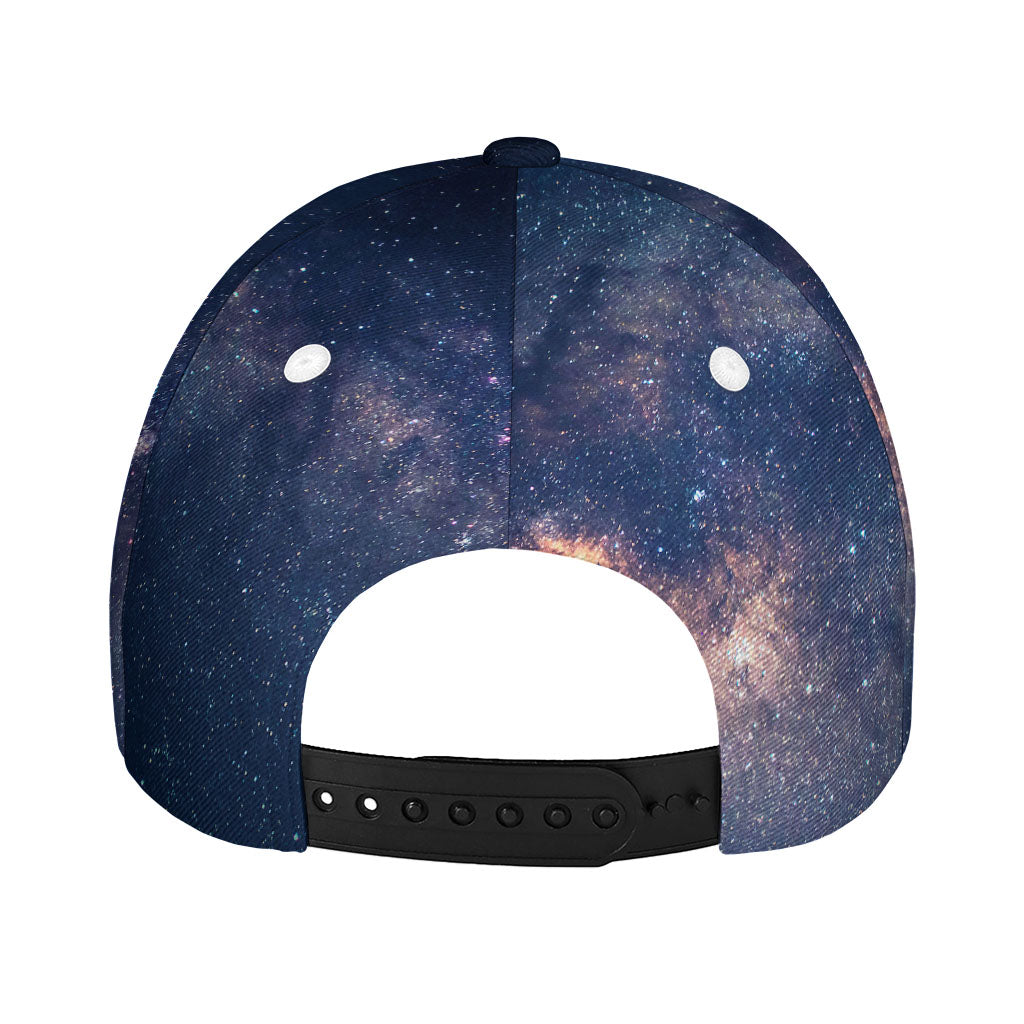 Dark Milky Way Galaxy Space Print Baseball Cap