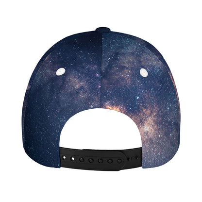Dark Milky Way Galaxy Space Print Baseball Cap