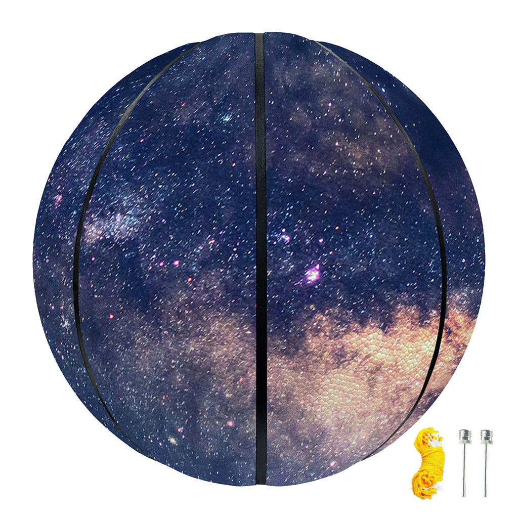 Dark Milky Way Galaxy Space Print Basketball