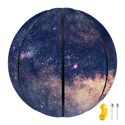 Dark Milky Way Galaxy Space Print Basketball