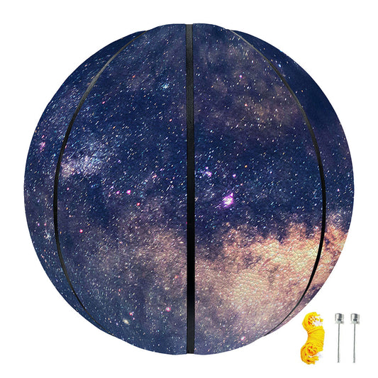 Dark Milky Way Galaxy Space Print Basketball
