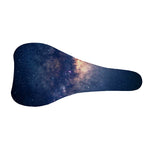 Dark Milky Way Galaxy Space Print Bicycle Seat Cover