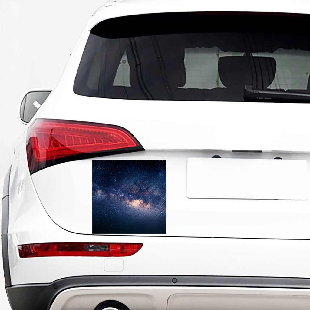 Dark Milky Way Galaxy Space Print Car Sticker