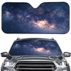 Dark Milky Way Galaxy Space Print Car Windshield Sun Shade