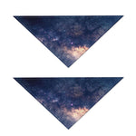 Dark Milky Way Galaxy Space Print Dog Bandana