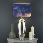 Dark Milky Way Galaxy Space Print Drum Lamp Shade