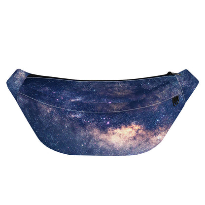 Dark Milky Way Galaxy Space Print Fanny Pack