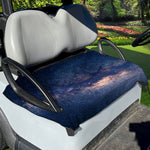 Dark Milky Way Galaxy Space Print Golf Cart Seat Cover