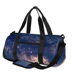 Dark Milky Way Galaxy Space Print Gym Bag