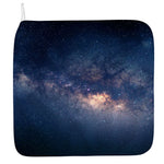 Dark Milky Way Galaxy Space Print Hand Towel