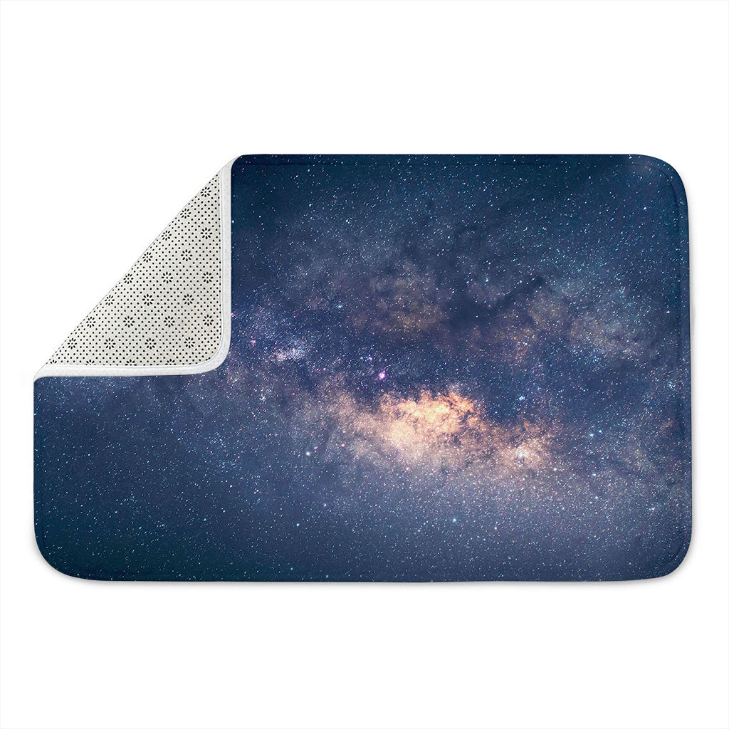 Dark Milky Way Galaxy Space Print Indoor Door Mat