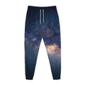 Dark Milky Way Galaxy Space Print Jogger Pants