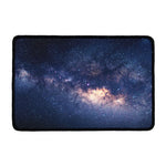 Dark Milky Way Galaxy Space Print Kitchen Mat