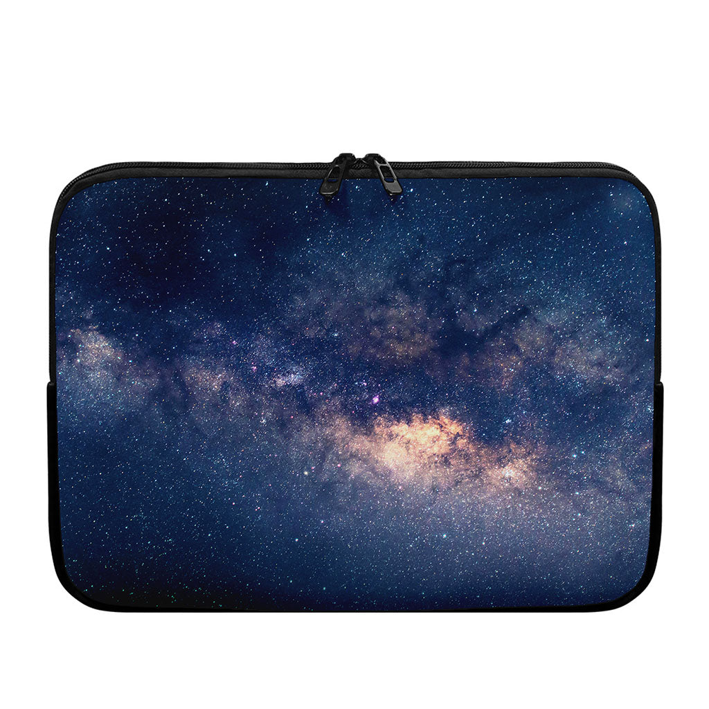Dark Milky Way Galaxy Space Print Laptop Sleeve