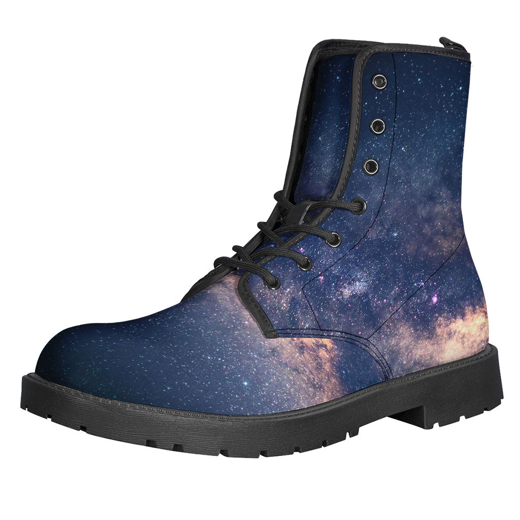 Dark Milky Way Galaxy Space Print Backpack