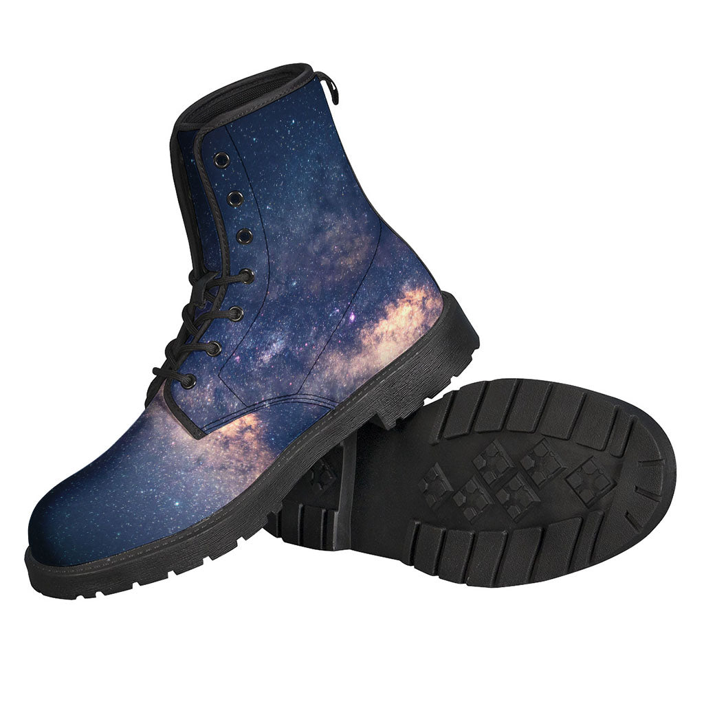 Dark Milky Way Galaxy Space Print Backpack