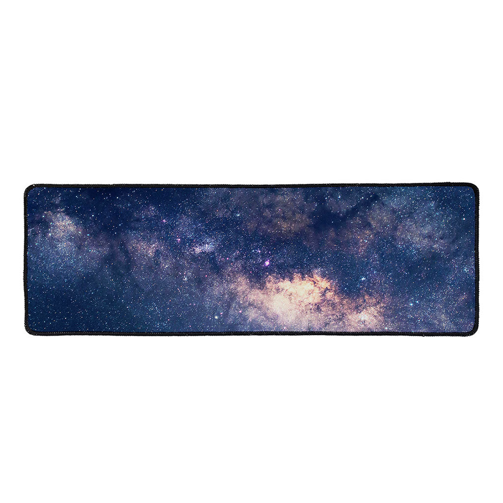 Dark Milky Way Galaxy Space Print Long Kitchen Mat