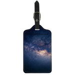 Dark Milky Way Galaxy Space Print Luggage Tag
