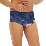 Dark Milky Way Galaxy Space Print Men's Briefs
