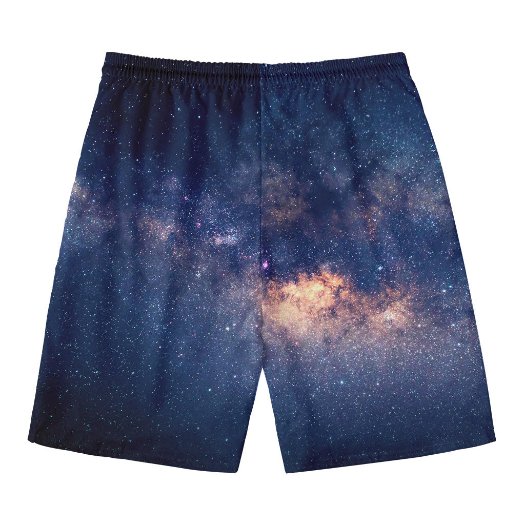 Dark Milky Way Galaxy Space Print Men's Swim Trunks