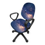 Dark Milky Way Galaxy Space Print Office Chair Cover