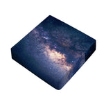 Dark Milky Way Galaxy Space Print Outdoor Seat Cushion Cover