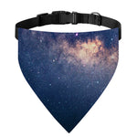 Dark Milky Way Galaxy Space Print Over The Collar Dog Bandana