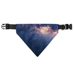Dark Milky Way Galaxy Space Print Over The Collar Dog Bandana