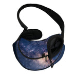 Dark Milky Way Galaxy Space Print Pet Sling Carrier
