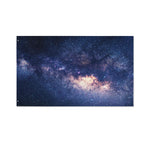 Dark Milky Way Galaxy Space Print Polyester Flag