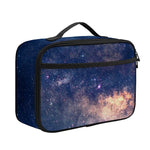 Dark Milky Way Galaxy Space Print Portable Lunch Bag