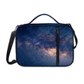 Dark Milky Way Galaxy Space Print Shoulder Strap Bible Bag