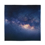 Dark Milky Way Galaxy Space Print Silk Bandana