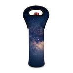 Dark Milky Way Galaxy Space Print Single Neoprene Wine Tote