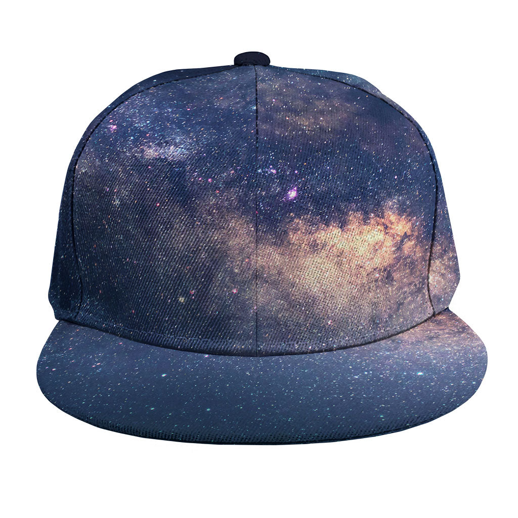 Dark Milky Way Galaxy Space Print Snapback Cap