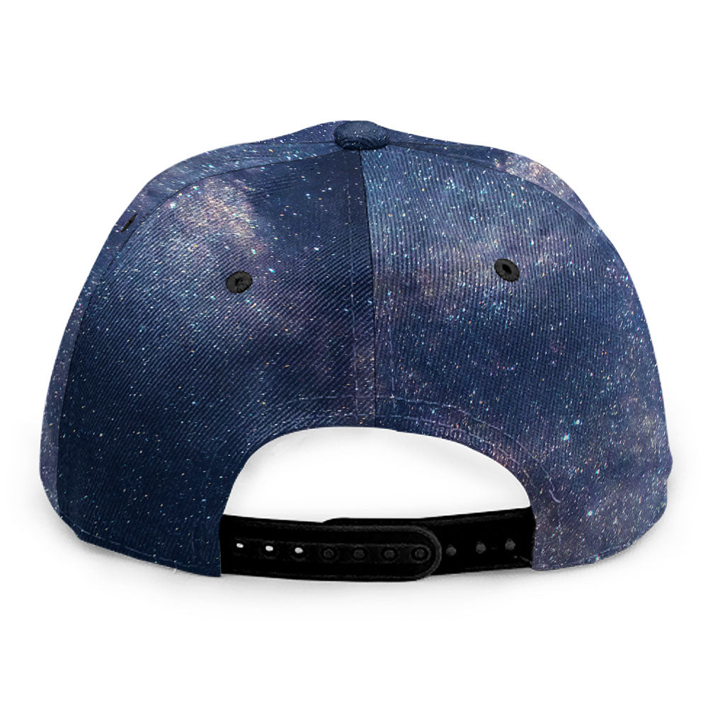 Dark Milky Way Galaxy Space Print Snapback Cap