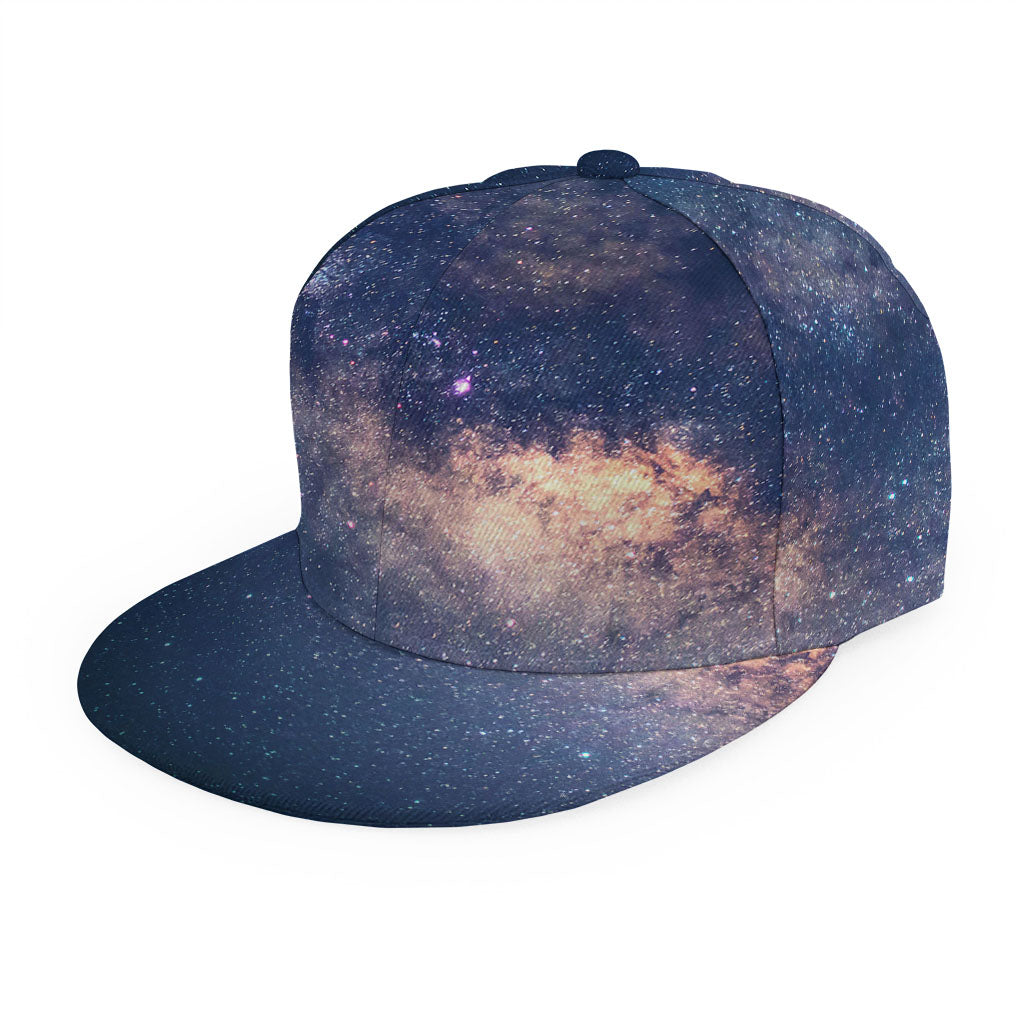 Dark Milky Way Galaxy Space Print Snapback Cap
