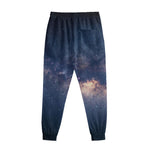 Dark Milky Way Galaxy Space Print Sweatpants