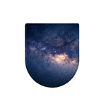 Dark Milky Way Galaxy Space Print Toilet Lid Cover
