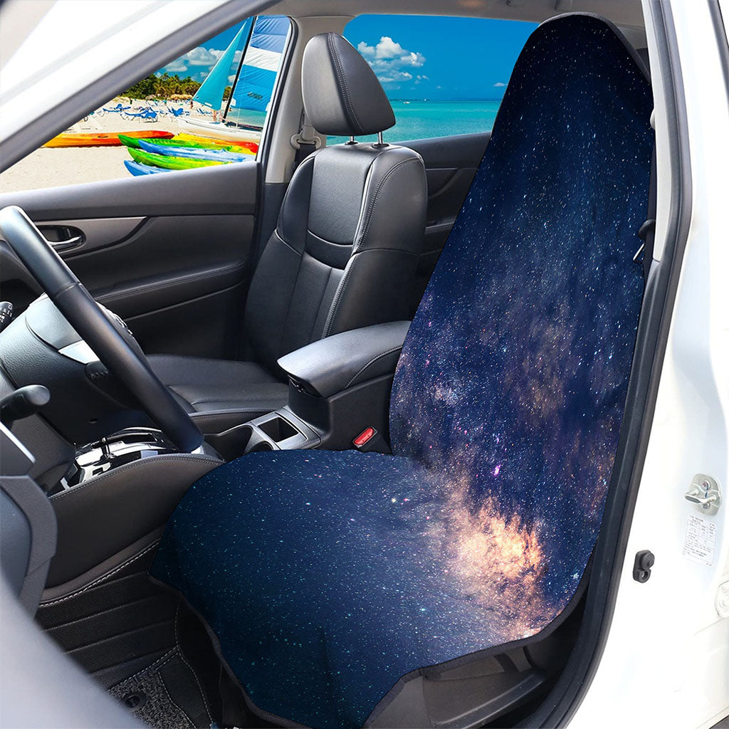 Dark Milky Way Galaxy Space Print Waterproof Car Seat Cover