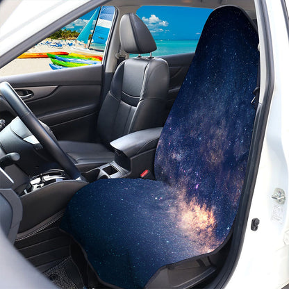 Dark Milky Way Galaxy Space Print Waterproof Car Seat Cover