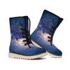 Dark Milky Way Galaxy Space Print Winter Boots