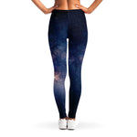 Dark Milky Way Galaxy Space Print Women's Leggings