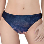 Dark Milky Way Galaxy Space Print Women's Thong