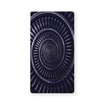 Dark Navy Metal Spiral Print Baby Crib Sheet