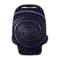 Dark Navy Metal Spiral Print Baby Seat Cover